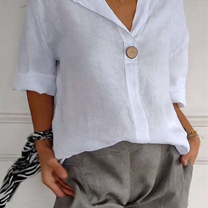Anita™ | Chemise élégante en lin (50 % de réduction)