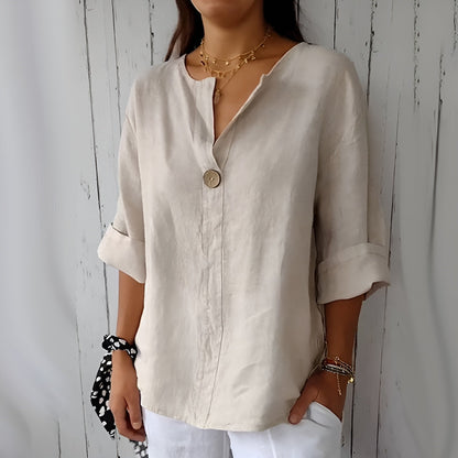 Anita™ | Chemise élégante en lin (50 % de réduction)