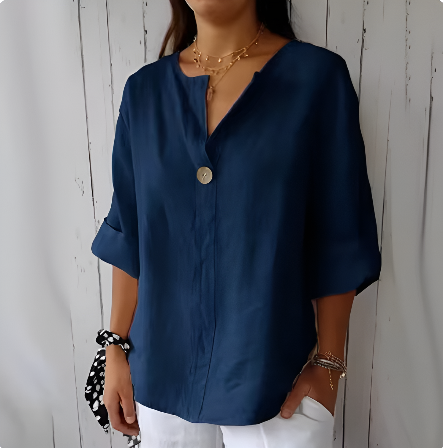 Anita™ | Chemise élégante en lin (50 % de réduction)