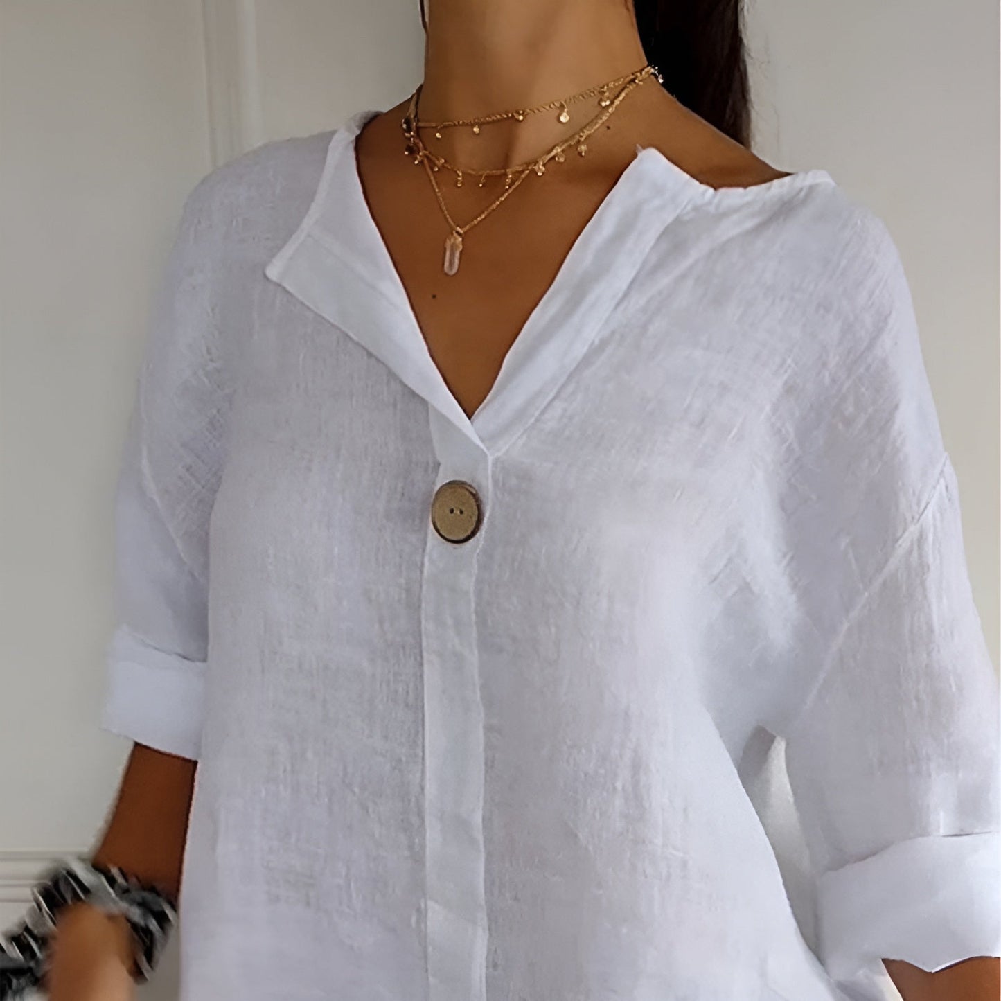 Anita™ | Chemise élégante en lin (50 % de réduction)
